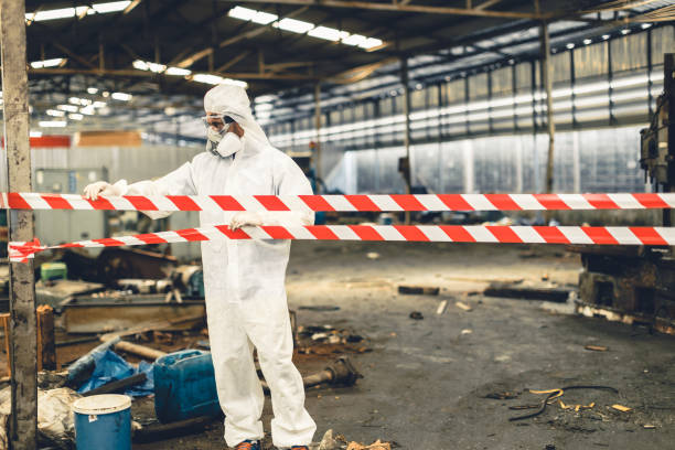 Professional Sewage Cleanup technician working in Oak Ridge, NJ